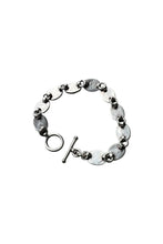 画像をギャラリービューアに読み込む, MADE IN MEXICO 925 SILVER BRACELET W/ONYX / SILVER [SIZE: ONE SIZE USED]
