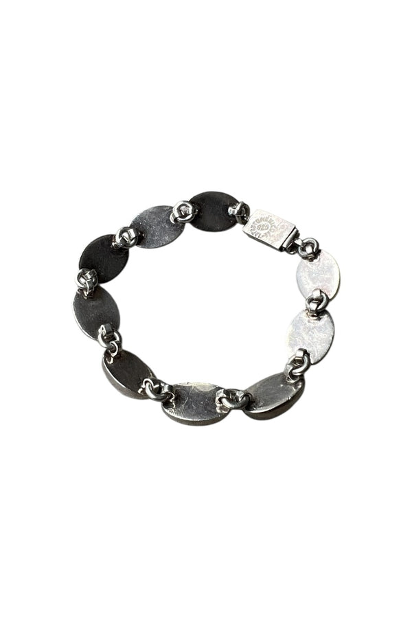 MADE IN MEXICO 925 SILVER BRACELET W/LAPIS LAZULI / SILVER [SIZE: ONE SIZE USED]