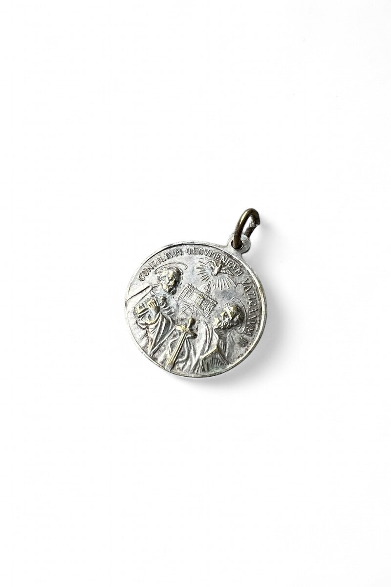 925 SILVER COIN PENDANT TOP / SILVER [SIZE: ONE SIZE USED]