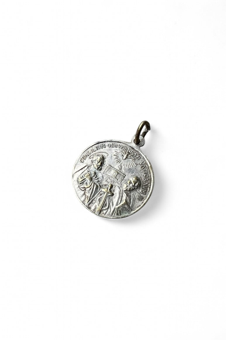 925 SILVER COIN PENDANT TOP / SILVER [SIZE: ONE SIZE USED]