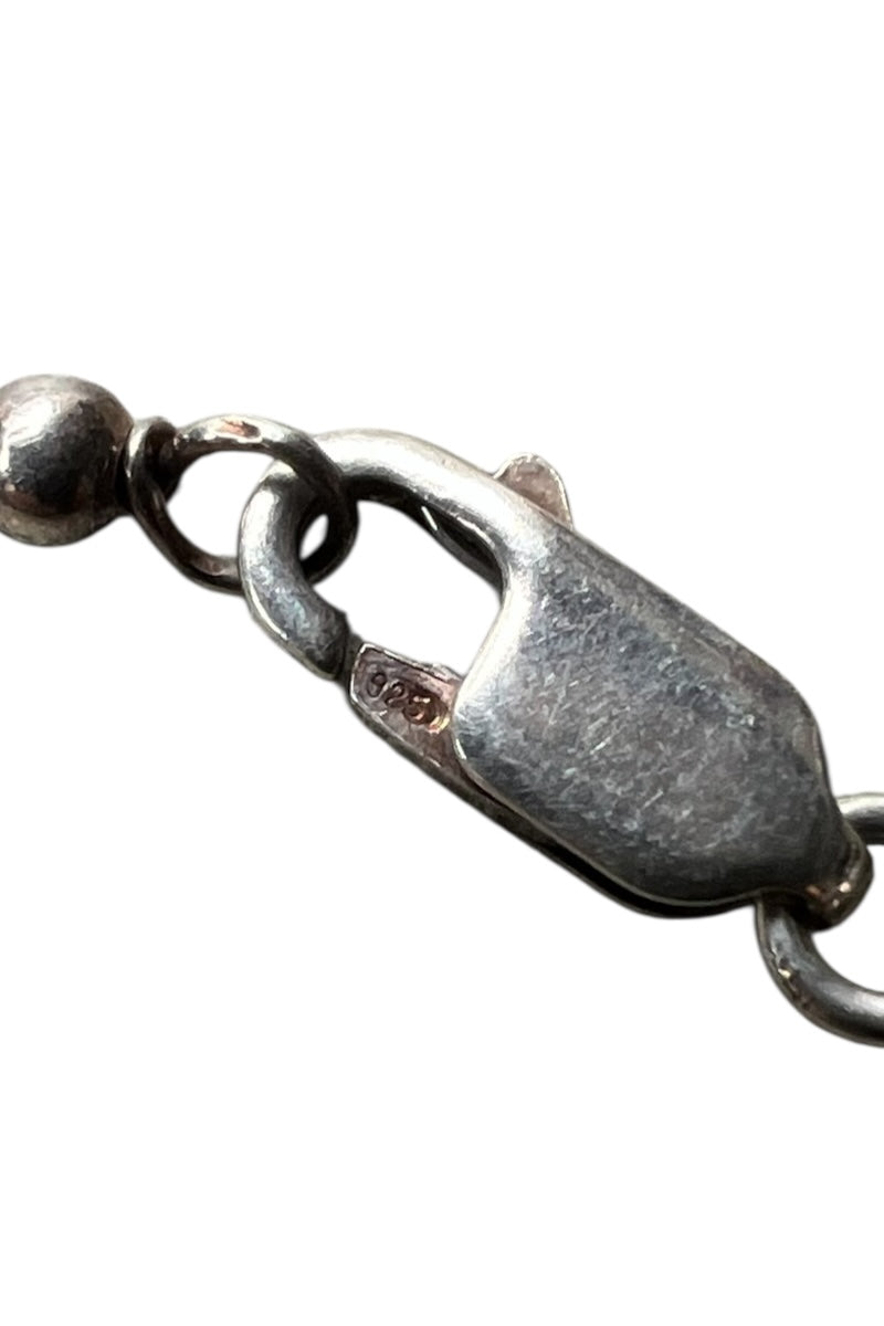 MADE IN ITALY 925 SILVER NECKLACE / SILVER [SIZE: ONE SIZE USED]