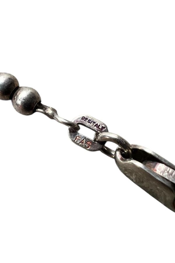MADE IN ITALY 925 SILVER NECKLACE / SILVER [SIZE: ONE SIZE USED]