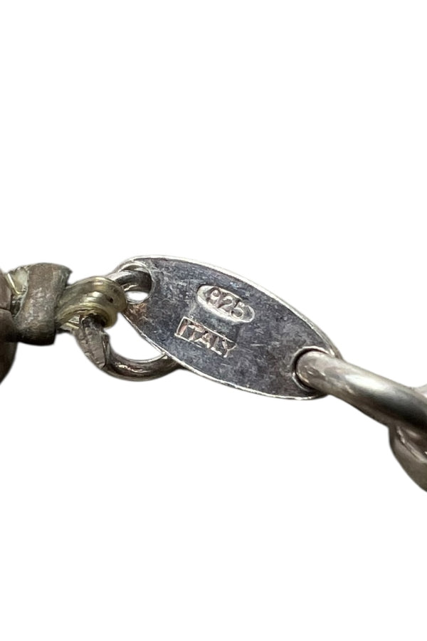 MADE IN ITALY 925 SILVER NECKLACE / SILVER [SIZE: ONE SIZE]