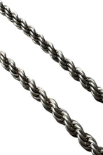 画像をギャラリービューアに読み込む, STERLING SILVER FRENCH ROPE NECKLACE / SILVER [SIZE: ONE SIZE USED]
