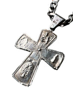 画像をギャラリービューアに読み込む, MADE IN ITALY 925 SILVER CROSS PENDANT NECKLACE / SILVER [SIZE: ONE SIZE USED]
