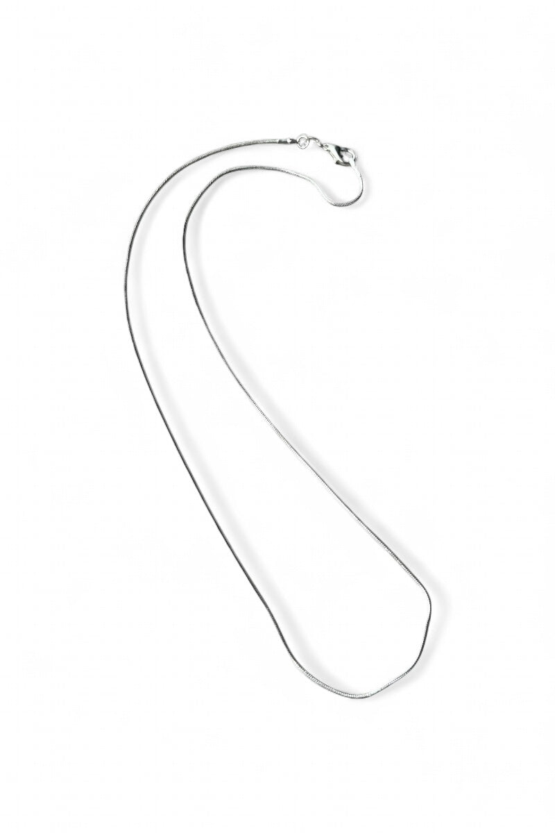 MADE IN ITALY 925 SILVER SNAKE CHAIN NECKLACE / SILVER [SIZE: ONE SIZE USED]