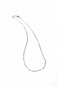 MADE IN ITALY 925 SILVER VENETIAN LINK NECKLACE / SILVER [SIZE: ONE SIZE USED]