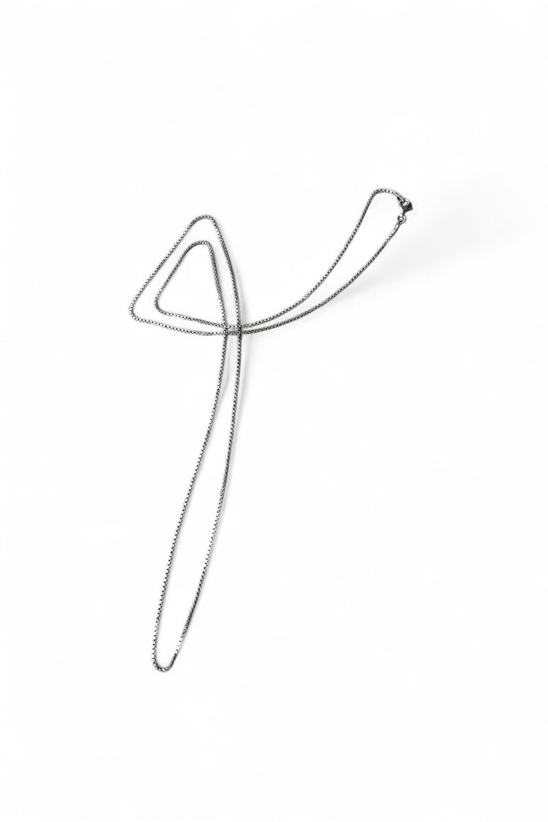 MADE IN ITALY 925 SILVER VENETIAN LINK NECKLACE / SILVER [SIZE: ONE SIZE USED]