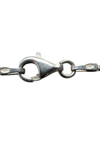 MADE IN ITALY 925 SILVER VENETIAN LINK NECKLACE / SILVER [SIZE: ONE SIZE USED]