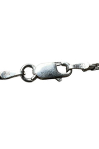 MADE IN ITALY 925 SILVER FRENCH ROPE NECKLACE / SILVER [SIZE: ONE SIZE USED]
