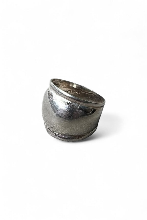 925 SILVER RING / SILVER [SIZE: Equivalent to JP 14 USED]