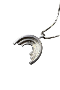 925 SILVER PENDANT NECKLACE / SILVER [SIZE: ONE SIZE USED]