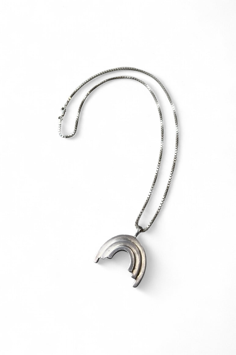 925 SILVER PENDANT NECKLACE / SILVER [SIZE: ONE SIZE USED]