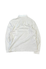 画像をギャラリービューアに読み込む, 90&#39;S L/S RUGBY SHIRT CUSTOM FIT / WHITE [SIZE: L USED]
