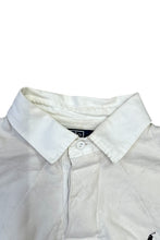 画像をギャラリービューアに読み込む, 90&#39;S L/S RUGBY SHIRT CUSTOM FIT / WHITE [SIZE: L USED]
