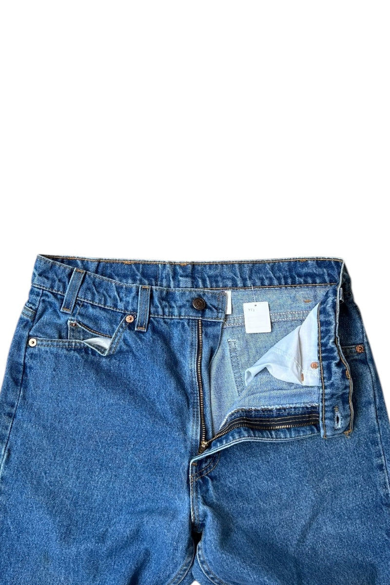 MADE IN USA 97'S 505 DENIM PANTS ORANGE TAB / INDIGO [SIZE: 34 USED]