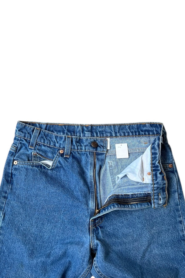 MADE IN USA 97'S 505 DENIM PANTS ORANGE TAB / INDIGO [SIZE: 34 USED]