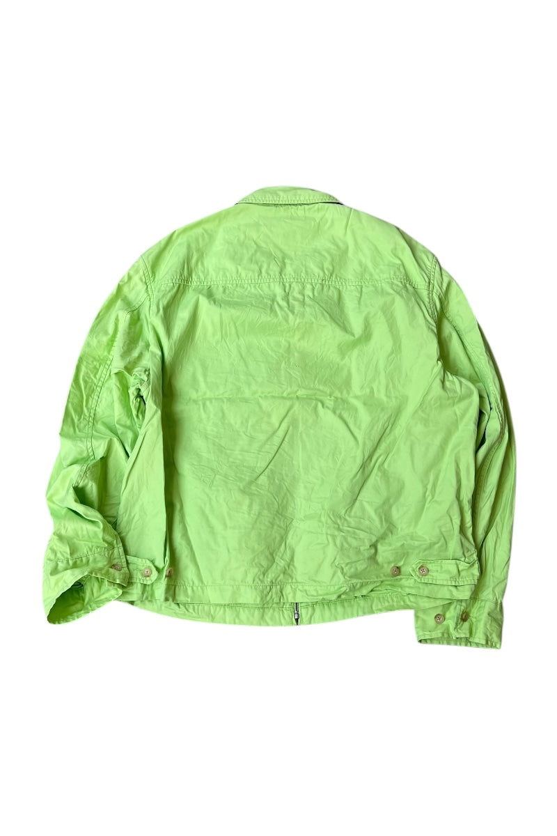 90'S ZIP UP JACKET / NEON [SIZE: XL USED]
