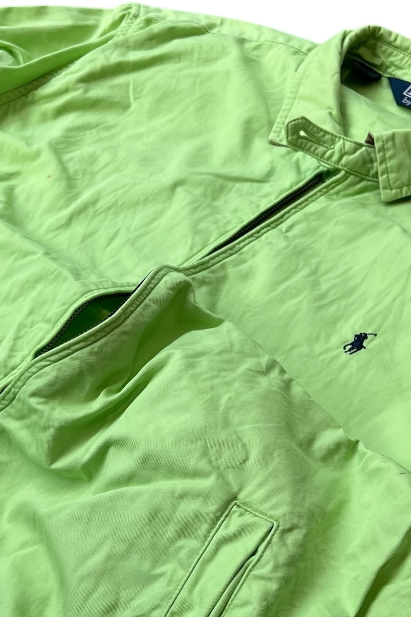 90'S ZIP UP JACKET / NEON [SIZE: XL USED]