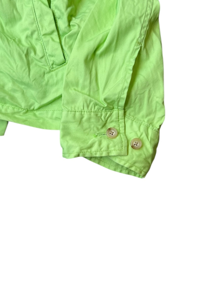 90'S ZIP UP JACKET / NEON [SIZE: XL USED]