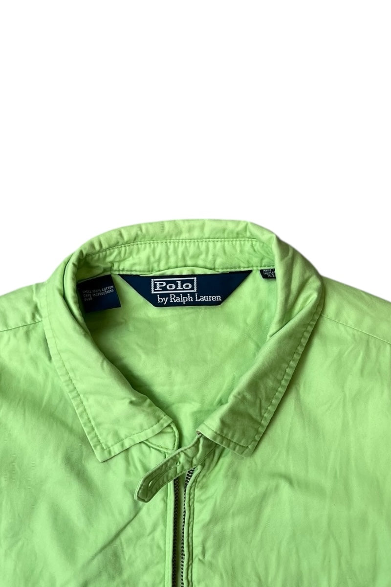 90'S ZIP UP JACKET / NEON [SIZE: XL USED]