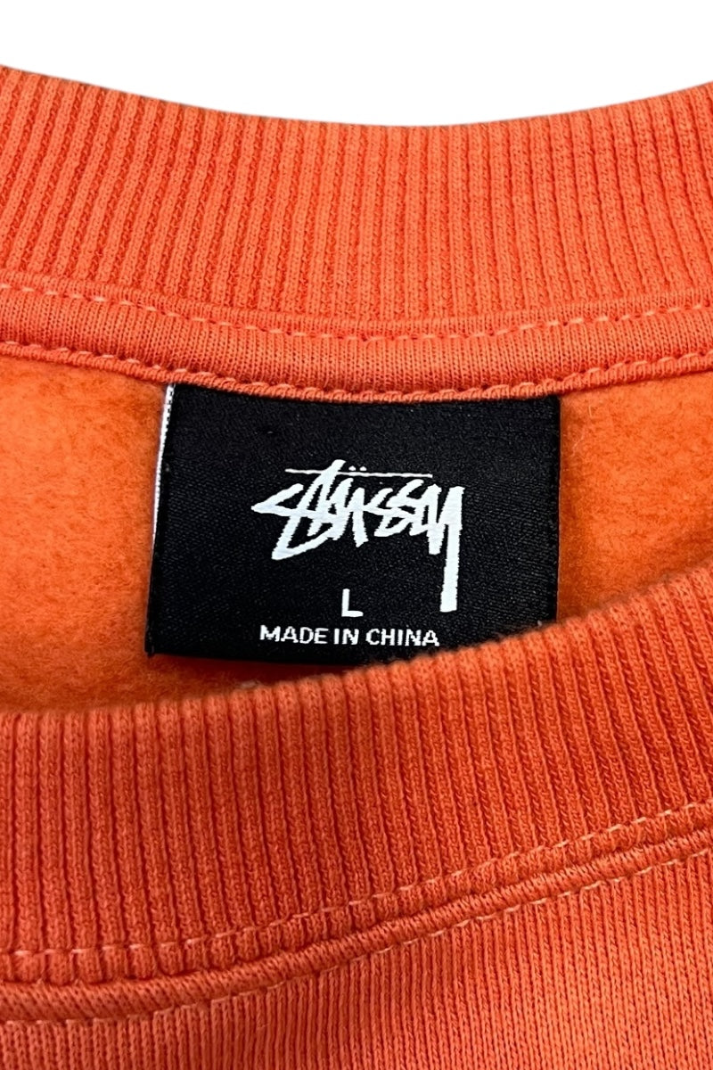 LOGO SWEATSHIRT / ORANGE [SIZE: L USED]