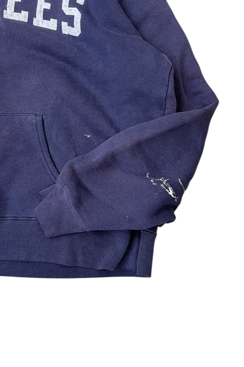 90'S NY YANKEES HOODIE SWEATSHIRT / NAVY [SIZE: M USED]