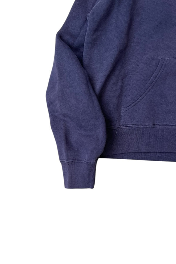 90'S NY YANKEES HOODIE SWEATSHIRT / NAVY [SIZE: M USED]