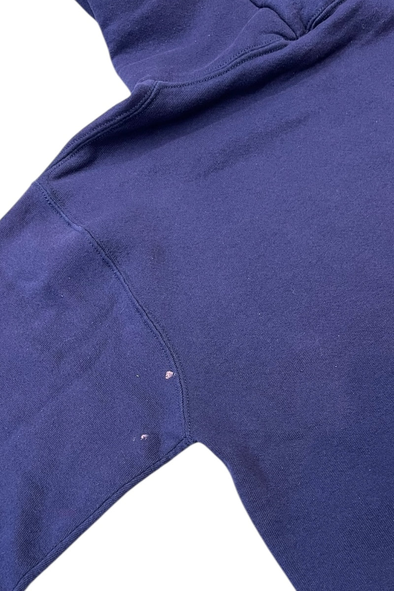 MADE IN USA 90'S KIMBERTON HOODIE SWEATSHIRT / NAVY [SIZE: M USED]