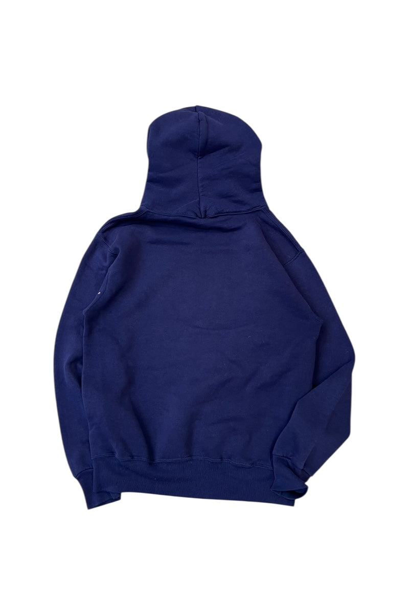 MADE IN USA 90'S KIMBERTON HOODIE SWEATSHIRT / NAVY [SIZE: M USED]