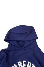 画像をギャラリービューアに読み込む, MADE IN USA 90&#39;S KIMBERTON HOODIE SWEATSHIRT / NAVY [SIZE: M USED]
