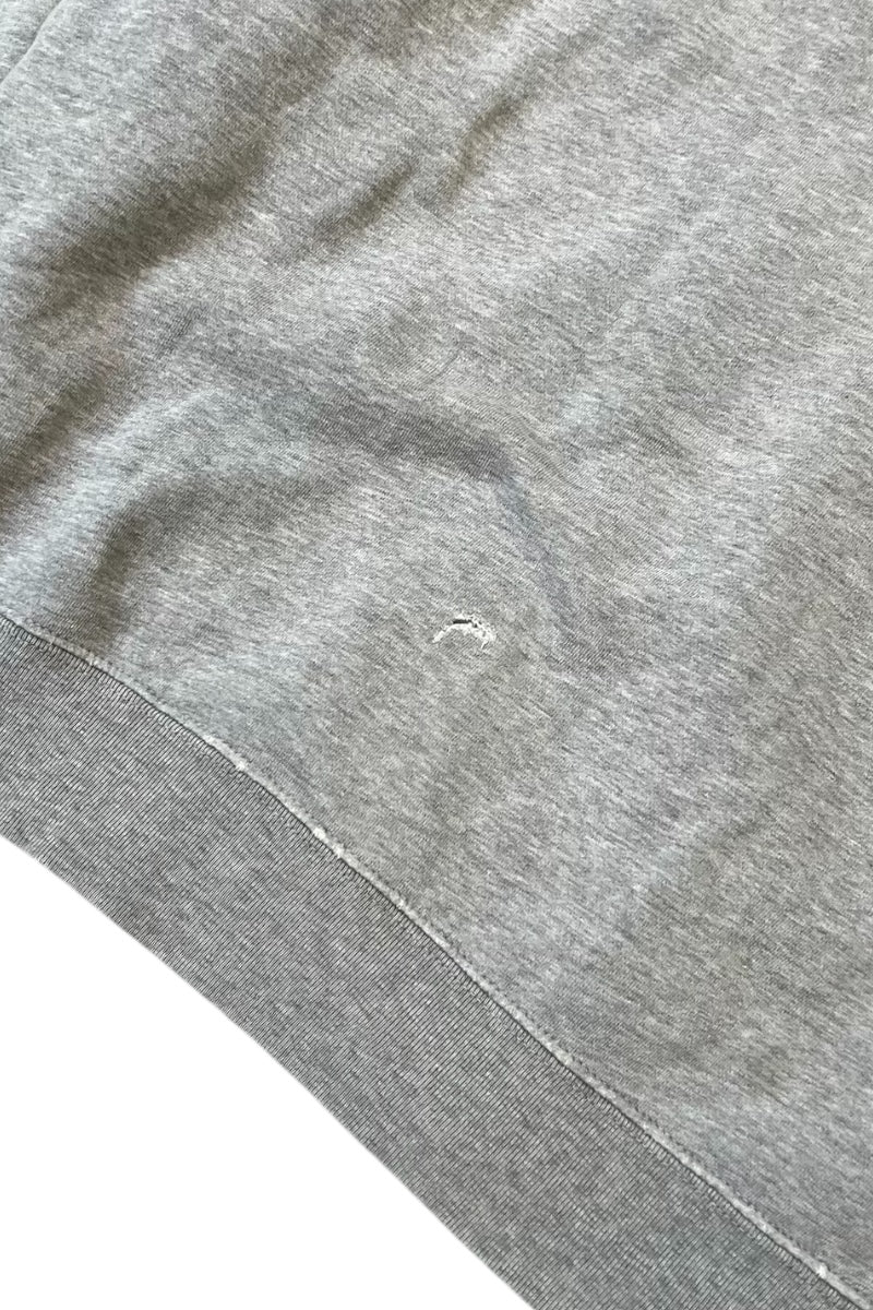 90'S ZIP HOODIE SWEATSHIRT / GREY [SIZE: XL USED]