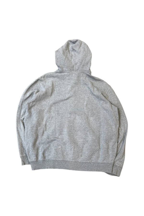 90'S ZIP HOODIE SWEATSHIRT / GREY [SIZE: XL USED]