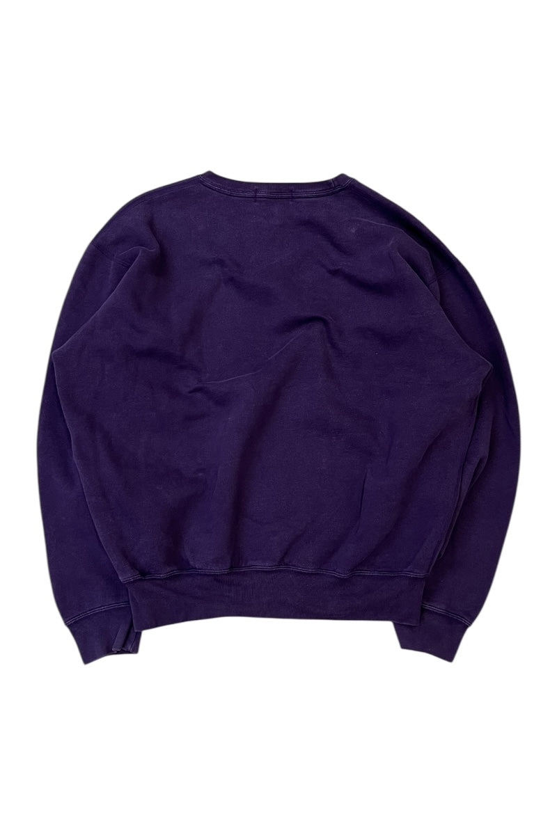 90'S ONE POINT LOGO SWEATSHIRT / PURPLE [SIZE: M USED]