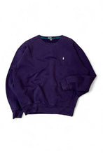 画像をギャラリービューアに読み込む, 90&#39;S ONE POINT LOGO SWEATSHIRT / PURPLE [SIZE: M USED]
