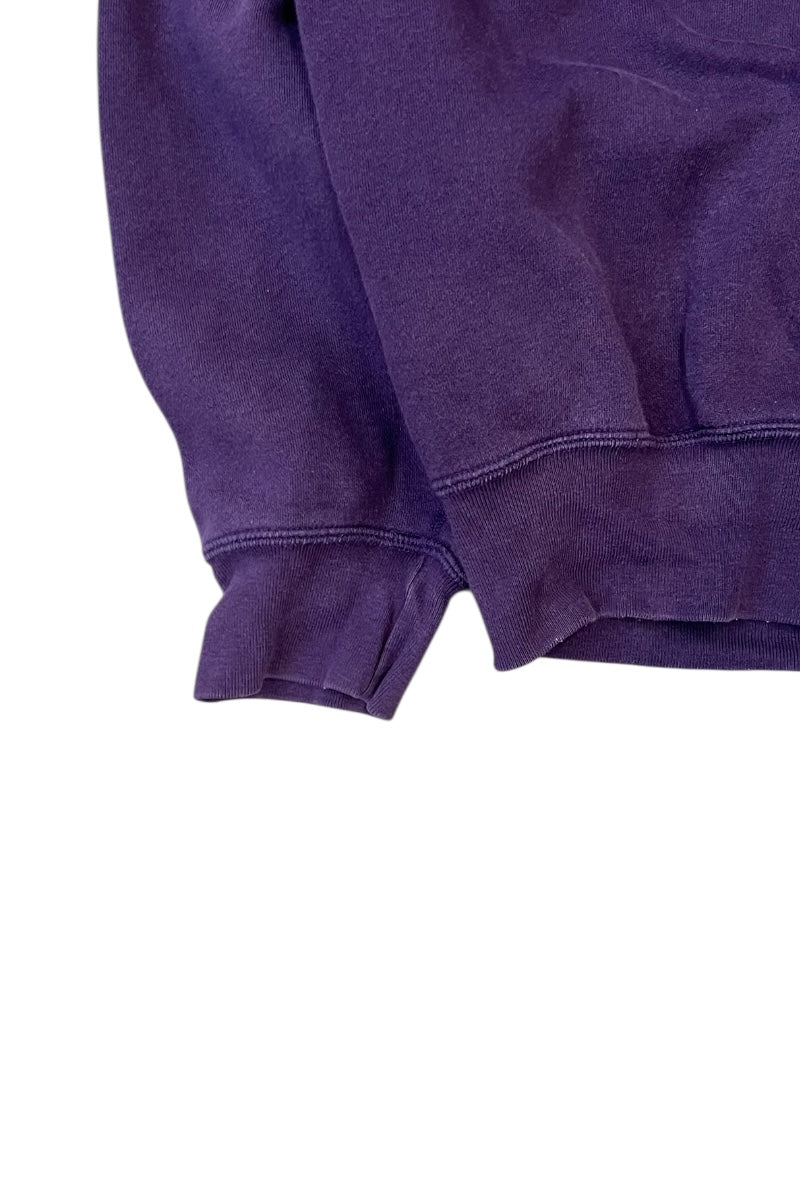 90'S ONE POINT LOGO SWEATSHIRT / PURPLE [SIZE: M USED]