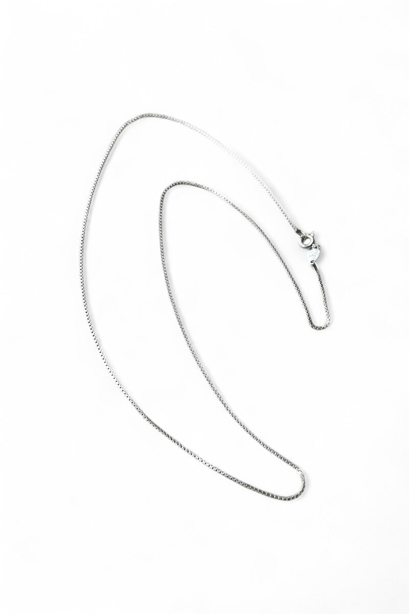 MADE IN ITALY 925 SILVER VENETIAN LINK NECKLACE / SILVER [SIZE: ONE SIZE USED]