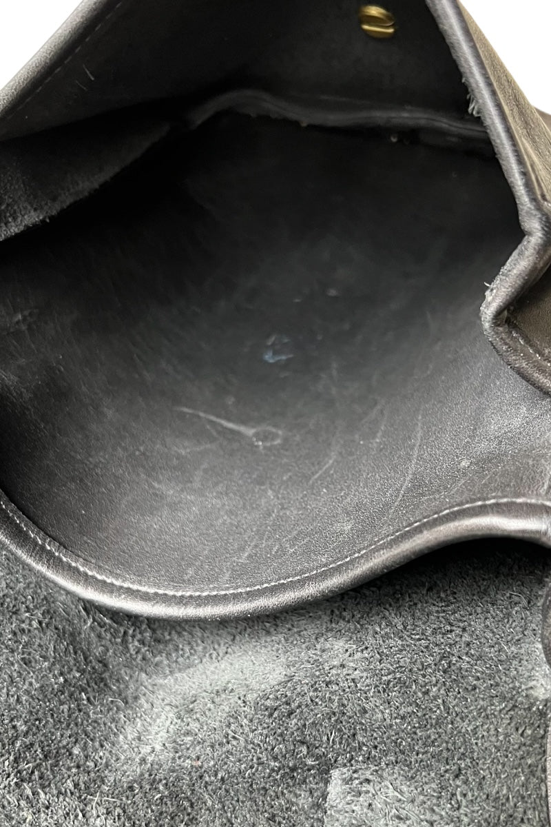 90'S LEATHER BAG / BLACK [SIZE: ONE SIZE USED]