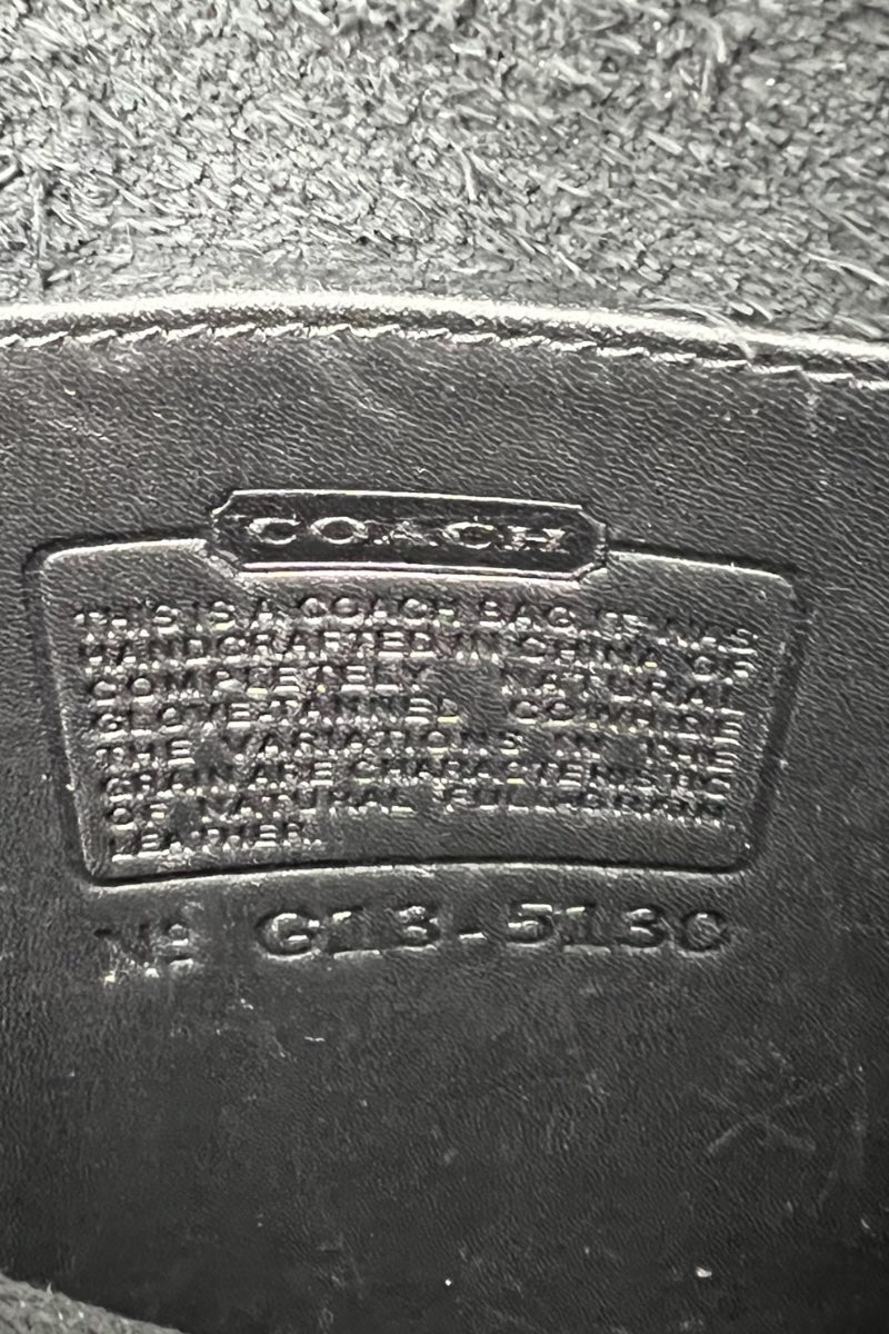 90'S LEATHER BAG / BLACK [SIZE: ONE SIZE USED]