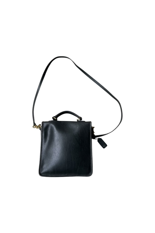 90'S LEATHER BAG / BLACK [SIZE: ONE SIZE USED]