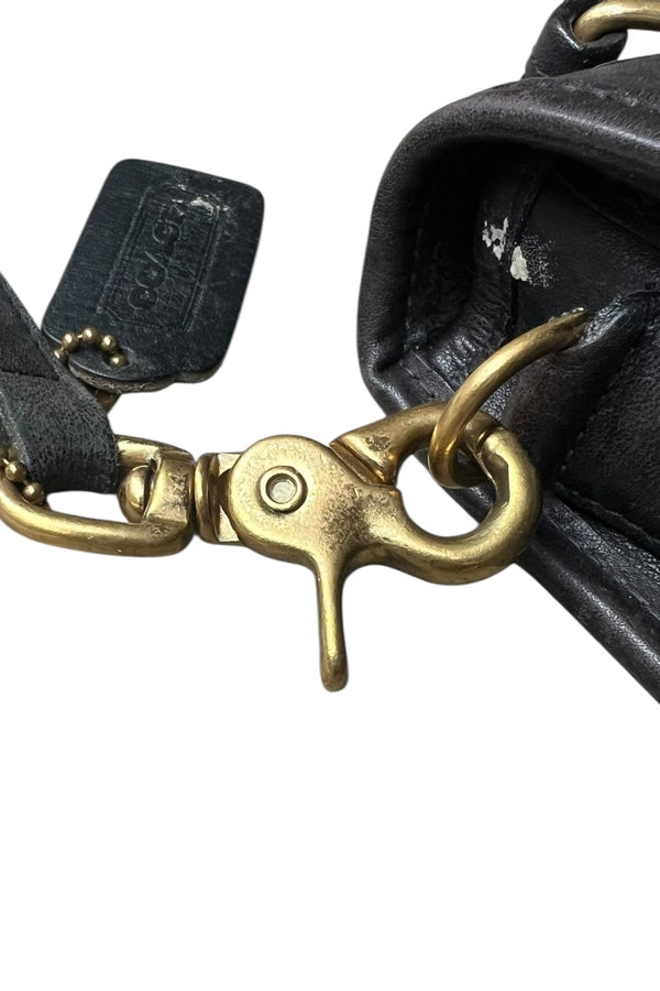 90'S LEATHER BAG / BLACK [SIZE: ONE SIZE USED]