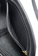 画像をギャラリービューアに読み込む, MADE IN USA 90&#39;S LEATHER SMALL BAG / BLACK [SIZE: ONE SIZE USED]
