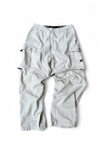 画像をギャラリービューアに読み込む, Y2K EARLY 00&#39;S CARGO PANTS / WHITE [SIZE: 33 USED]
