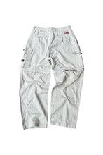 画像をギャラリービューアに読み込む, Y2K EARLY 00&#39;S CARGO PANTS / WHITE [SIZE: 33 USED]
