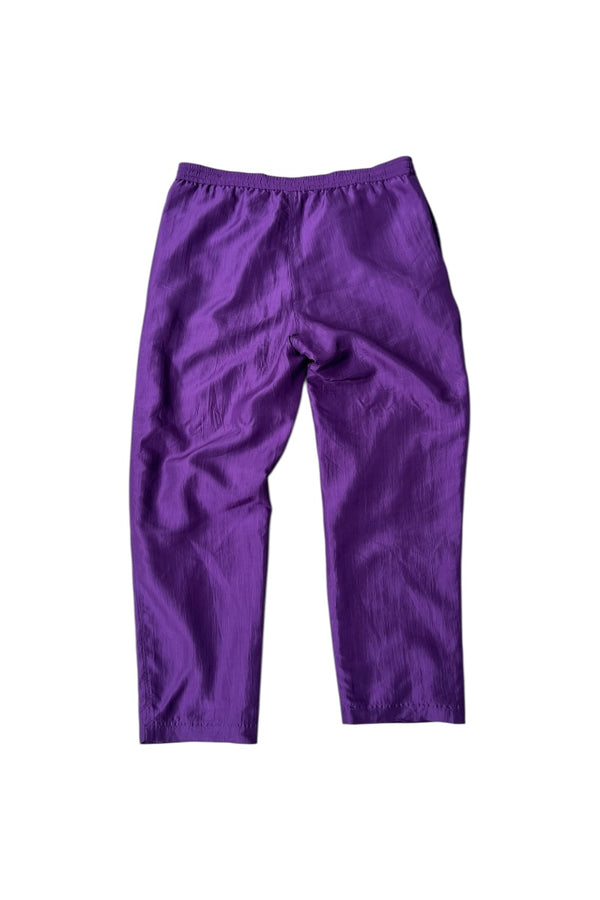 90'S SILK EASY PANTS / PURPLE [SIZE: L USED]