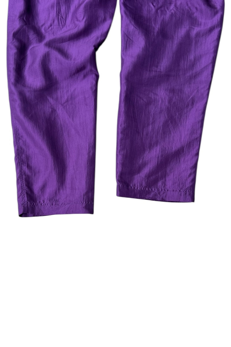 90'S SILK EASY PANTS / PURPLE [SIZE: L USED]