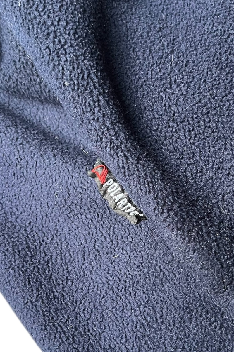 90'S POLARTEC FLEECE JACKET / NAVY [SIZE: L USED]