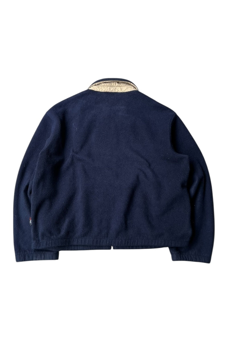 90'S POLARTEC FLEECE JACKET / NAVY [SIZE: L USED]