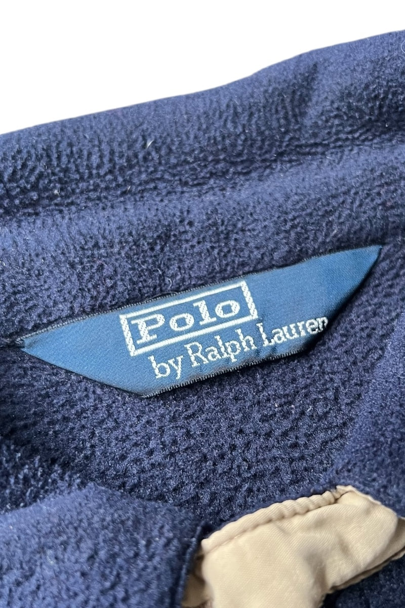 90'S POLARTEC FLEECE JACKET / NAVY [SIZE: L USED]
