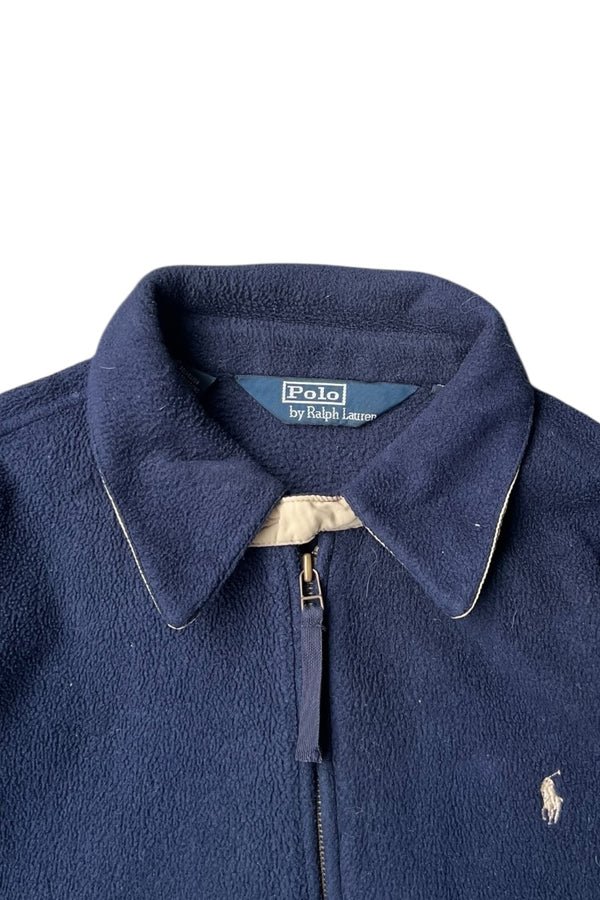 90'S POLARTEC FLEECE JACKET / NAVY [SIZE: L USED]